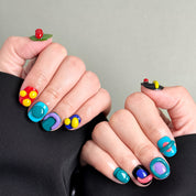 Ongles Press-On MIBLAB design cartoon port¡§|s sur mains, Manucure artistique Gen¡§¡§ve