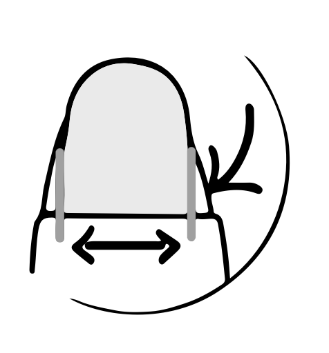 3. Notez la taille de chaque ongle — votre ajustement parfait.