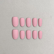 Faux Ongles R¡§|utilisables MIBLAB rose nude mat, Press-On Nails Premium Gen¡§¡§ve
