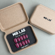 Coffret MIBLAB Press-On Nails rose vif dans bo?te ¡§|l¡§|gante, Boutique Faux Ongles Gen¡§¡§ve