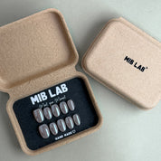 Coffret MIB LAB Casablanca avec press on nails premium réutilisables nude, kit complet, retrait à Genève et livraison en Suisse.