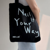 Sac noir MIBLAB ?¡ãNail Your Way?¡À, accessoire mode ¡§|co chic Gen¡§¡§ve