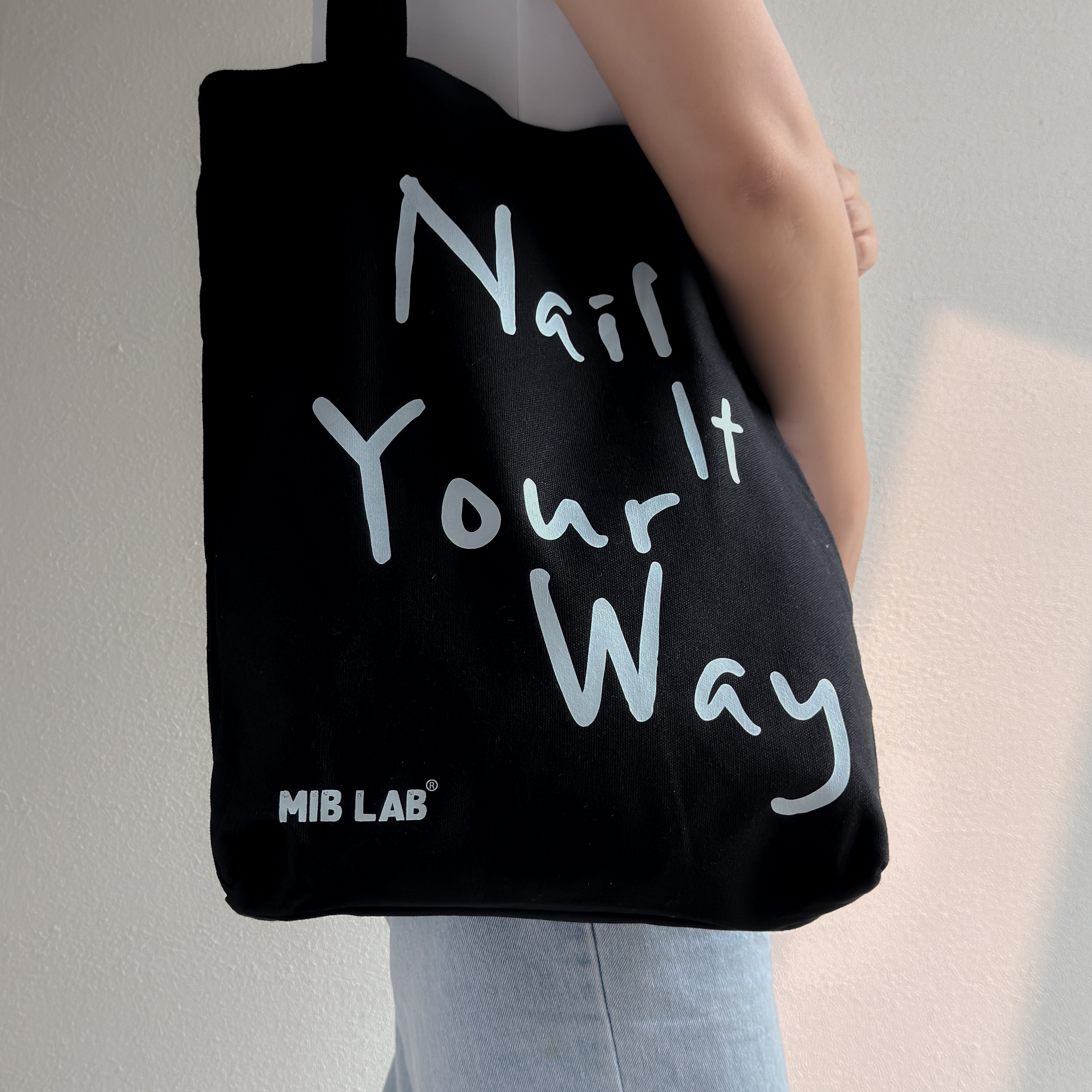 Sac noir MIBLAB ?¡ãNail Your Way?¡À, accessoire mode ¡§|co chic Gen¡§¡§ve